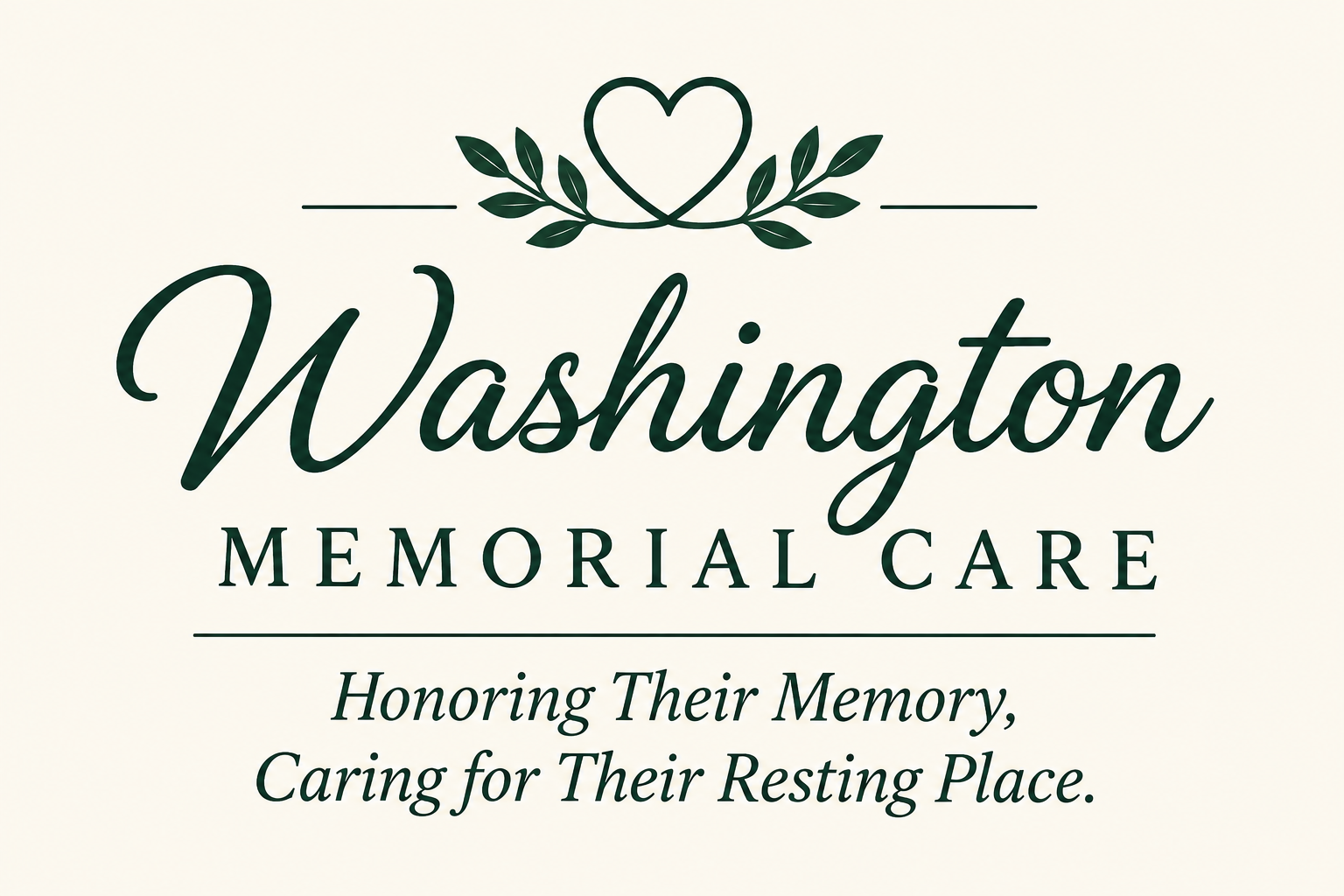 Washington Memorial Care — Honoring Their Memory, Caring for Their Resting Place.